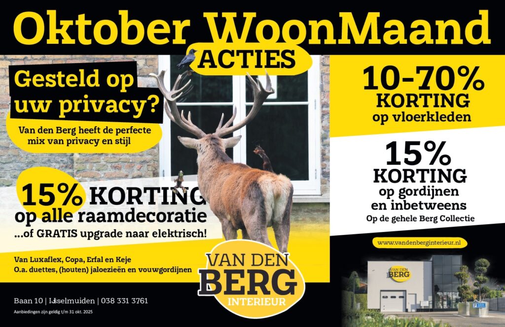oktober woonmaand acties 2025
